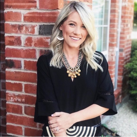 :: Stella & Dot | White Roman Chandelier Fringe Earrings Retired - Picture 2 of 7